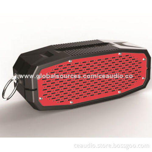 NFC Bluetooth Speaker with Line-in Jack, Hook, Anti-splash, Waterproof, Outdoor